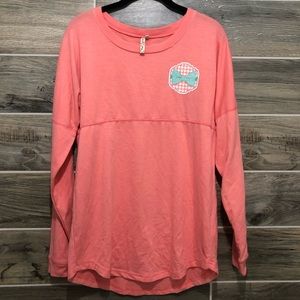 Red Camel Coral Southern Girl Long Sleeve Tee